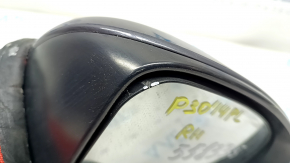 Side mirror right Toyota Prius 30 10-15 5 pins, graphite, crack