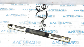 Door sill trim front right outer Infiniti JX35 QX60 13- chrome with backlight, missing fastener