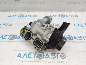 Cooling pump with thermostat housing assembly Audi Q5 8R 11-17 2.0T, hybrid with thermostat, aluminum