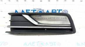Front bumper grille side left VW Passat b8 16-19 USA under fog lights, sand