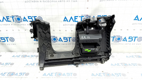 Driver's knee pad VW Passat b8 16-19 USA black, broken guide