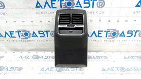 Rear row air duct VW Passat b8 16-19 USA black, scratches on the trim
