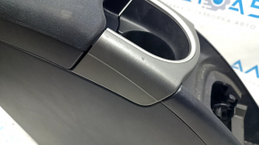 Central console armrest and cup holder Toyota Prius 30 12-15 rest, black, heated, dry cleanable, scratches