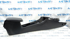 Console central armrest VW Passat b8 16-19 USA black, leather, scratches