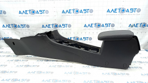 Console central armrest VW Passat b8 16-19 USA black, leather, scratches