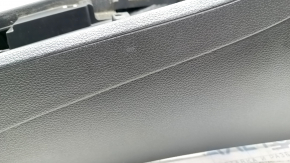 Console central armrest VW Passat b8 16-19 USA black, leather, scratches