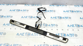 Door sill trim outer front left Nissan Pathfinder 13-20 chrome with backlight, butts, chip cut off