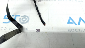 Door sill trim outer front left Nissan Pathfinder 13-20 chrome with backlight, butts, chip cut off