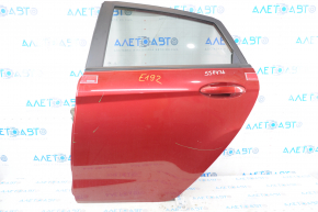 Door assembly rear left Ford Fiesta 11-19 4d red RR