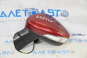 Side mirror left Ford Fiesta 11-19 5 pins, turn signal, red