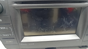 Monitor, display, navigation Toyota Prius 30 12-15 peeled off protective coating, worn