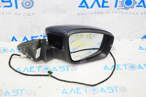 Side mirror right VW Passat b7 12-15 USA type as b7 5 pin, turn signal, blue