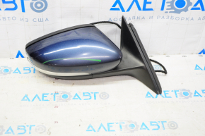 Side mirror right VW Passat b7 12-15 USA type as b7 5 pin, turn signal, blue
