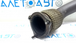 Exhaust line middle part Audi Q5 8R 11-17 2.0T, hybrid, rusty, broken studs