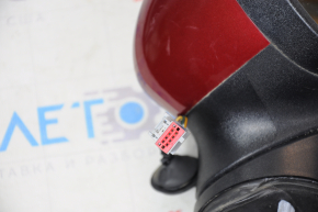 Side mirror right Ford Fiesta 11-19 5 pins, turn signal, red, chip on turn signal