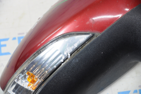 Side mirror right Ford Fiesta 11-19 5 pins, turn signal, red, chip on turn signal