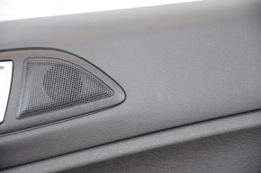Door trim card front right Ford Fiesta 11-19 black plastic, armrest cloth, scratches