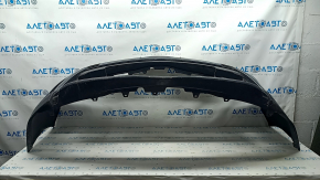 Front bumper bare Toyota Prius 30 13-15 rest, graphite, dented, tear, pressed, fracture crepe, scratches