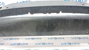 Bare front bumper BMW 5 G30 17-20 for parking sensors, gray C2Y, dents, scratches
