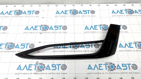 Right fog light frame BMW 5 G30 17-20 black gloss