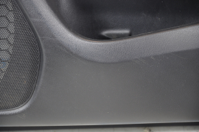 Door trim card front right Nissan Pathfinder 13-20 black with black insert cloth, armrest cloth, molding black gloss, scratches, for dry cleaning