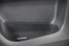 Door trim card front right Nissan Pathfinder 13-20 black with black insert cloth, armrest cloth, molding black gloss, scratches, for dry cleaning