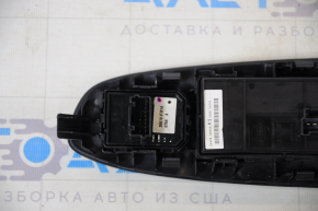 Front left window lift control Nissan Pathfinder 13-20 black, 1 auto, with black trim