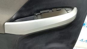 Door trim card rear left Toyota Prius 30 10-15 black, gray fabric insert, scratches, under chemical