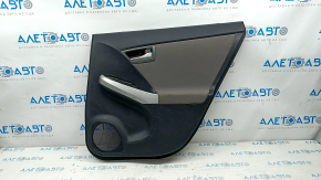 Door trim card rear right Toyota Prius 30 10-15 black, gray fabric insert, scratches