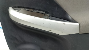 Door trim card rear right Toyota Prius 30 10-15 black, gray fabric insert, scratches