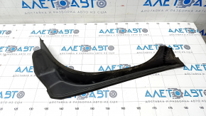 Right trunk lid gutter trim BMW 5 G30 17-23 on the body, torn