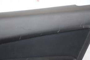 Door trim card rear right Nissan Pathfinder 13-20 black with black insert cloth, armrest cloth, scratches, for dry cleaning
