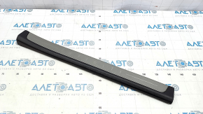 Door sill outer front left Infiniti FX35 FX45 03-08 black with chrome trim, worn