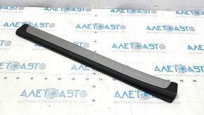 Door sill outer front right Infiniti FX35 FX45 03-08 black with chrome trim, worn