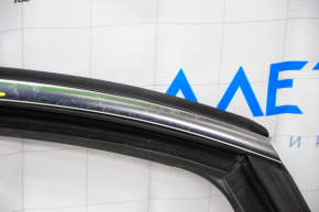 Upper rear left door molding VW Passat b7 12-15 USA chrome with glass seal, scratches