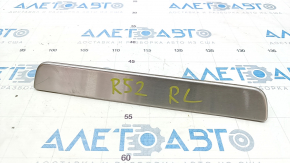 Door sill trim outer rear left Nissan Pathfinder 13-20 chrome, type 1, worn, missing seal, no fastening