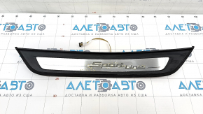 Door sill trim outer rear right BMW 5 G30 17-23 Sport Line, with illumination, corrosion
