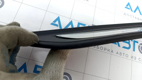 Door sill trim outer front right BMW 5 G30 17-23 Sport Line, with backlight, corrosion, trim peeled off, scratches