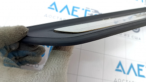 Door sill trim outer front left BMW 5 G30 17-23 Sport Line, with backlight, corrosion, trim peeled off, scratches