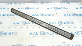 Nissan Murano z51 2009-2012 outer door sill trim, front right, chrome