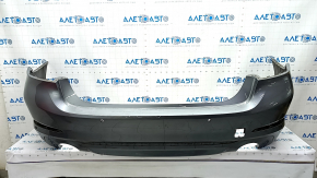 Bare rear bumper BMW 5 G30 17-20 for parking sensors, gray C2Y, scratches, dent