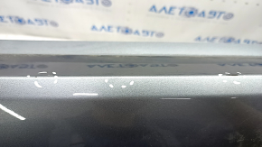 Bare rear bumper BMW 5 G30 17-20 for parking sensors, gray C2Y, scratches, dent