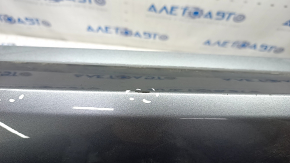 Bare rear bumper BMW 5 G30 17-20 for parking sensors, gray C2Y, scratches, dent