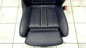 Passenger seat BMW 5 G30 17-23 with airbag, electric, Sport, heated, leather dark blue
