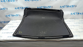 Trunk mat VW Tiguan 18 - black cloth, under 2 rows, for dry cleaning, cracks