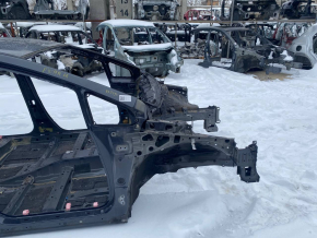 Front right quarter Toyota Prius 30 10-15 on the body, graphite