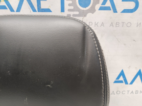 Dodge Journey 11 passenger seat headrest - black leather, dented leather