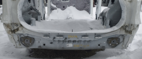Rear panel Nissan Rogue 14-20 white on the body