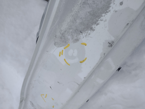 Quarter wing rear left Nissan Rogue 14-20 white on the body, pokes