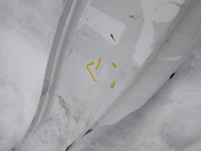 Quarter wing rear left Nissan Rogue 14-20 white on the body, pokes